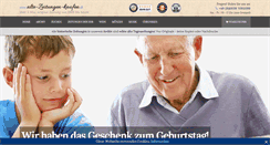 Desktop Screenshot of alte-zeitungen-kaufen.de